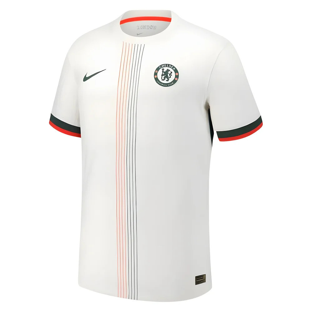 '25-'26 Chelsea Authentic Dri-Fit Adv Away Shirt Polyester Made By: Nike Men's White Small