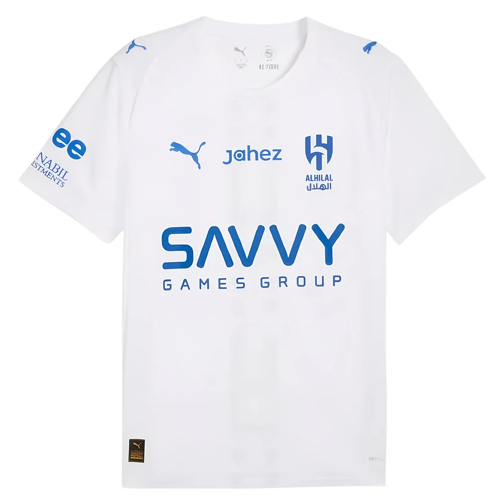 '25-'26 Al Hilal Away Shirt Polyester Al-Hilal Made By: Puma Men's White Large