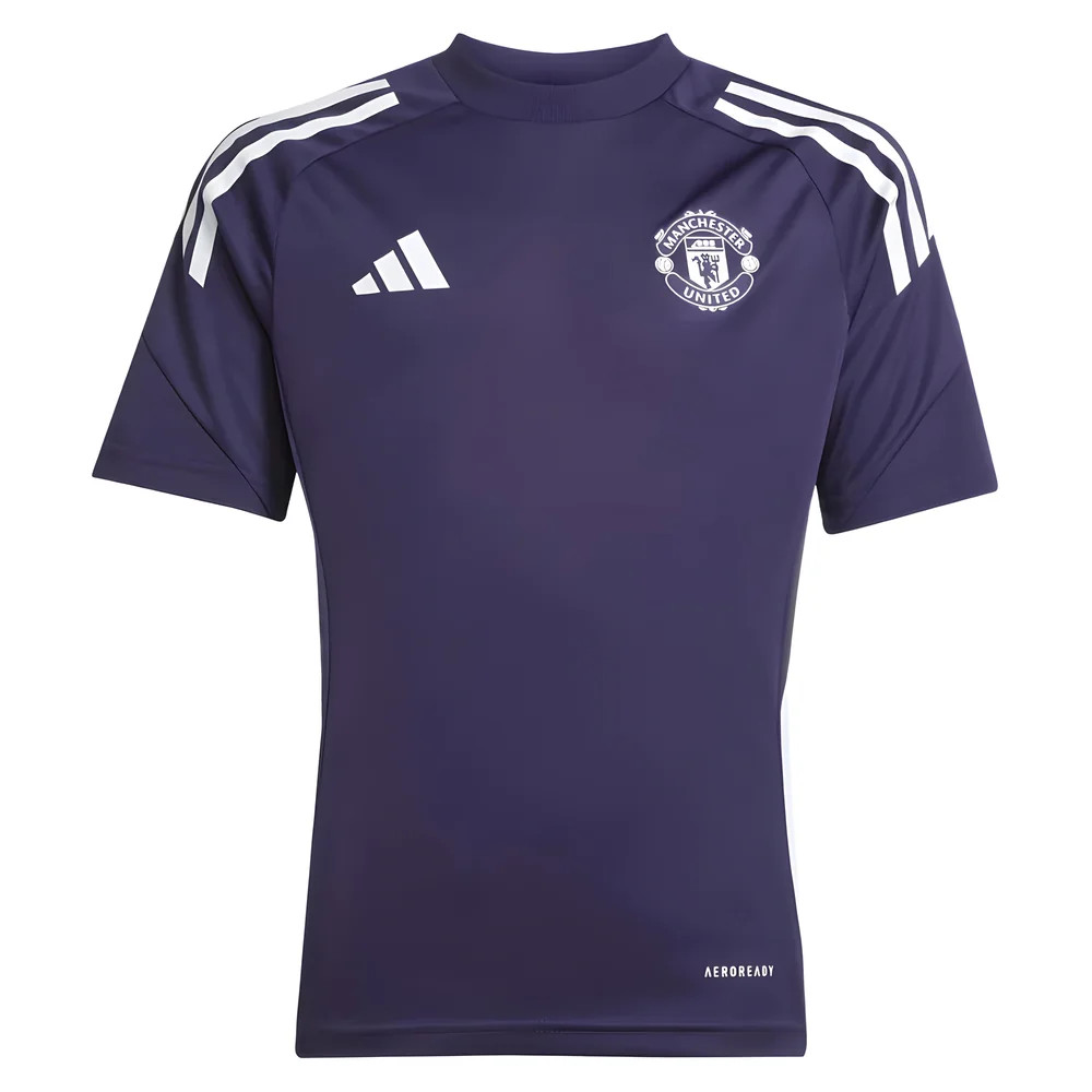 '25-'26 Man Utd Training Jersey (Aurora Plum) - Kids 7-8 Polyester Manchester United Made By: Adidas Unisex Kids Purple Size 11-12