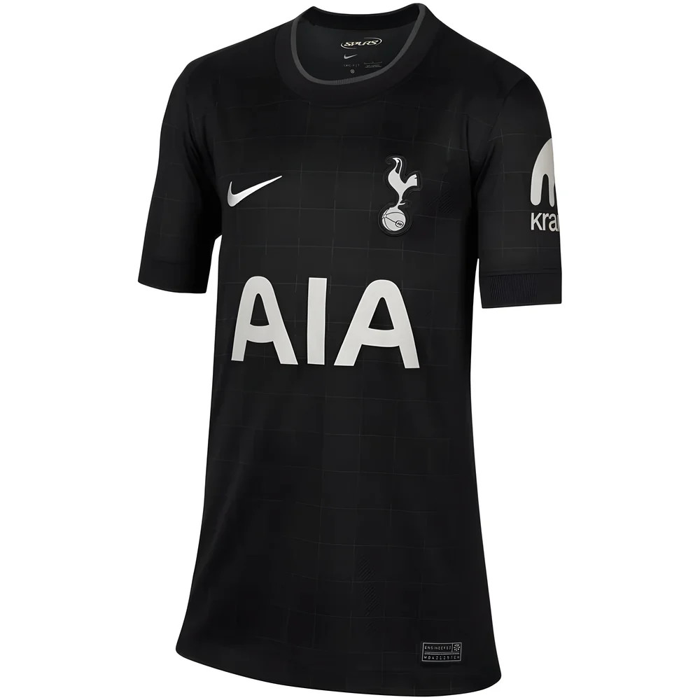 '25-'26 Tottenham Away Shirt (Kids) Polyester Made By: Nike Unisex Kids Black Small