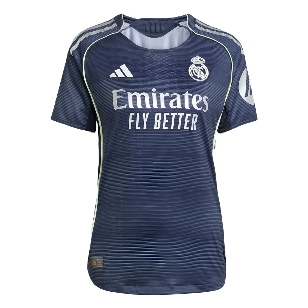 '25-'26 Real Madrid Authentic Away Shirt () Polyester Made By: Adidas Women's Navy Extra Large