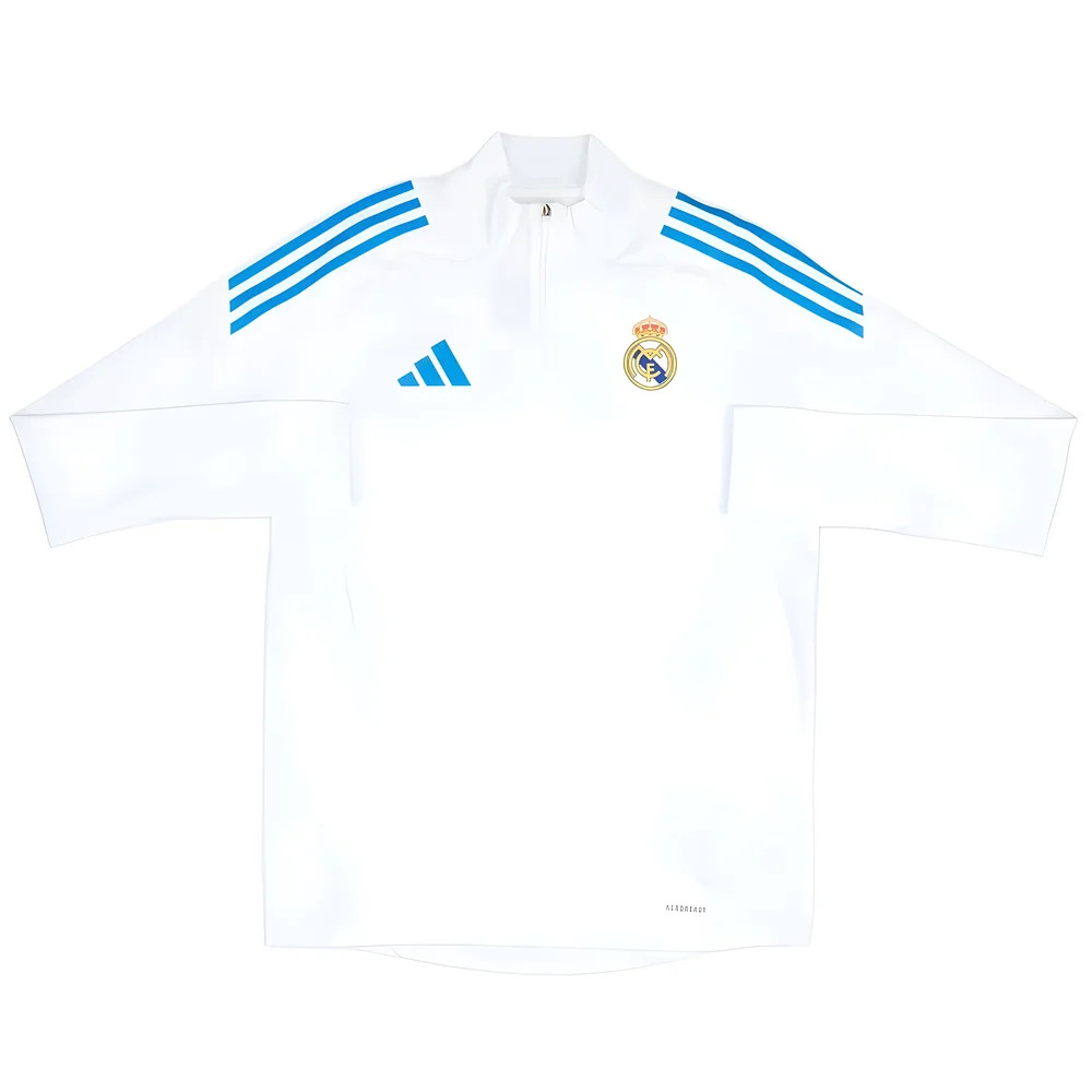'25-'26 Real Madrid Eu Training Top (White) Polyester Made By: Adidas Men's White Extra Large