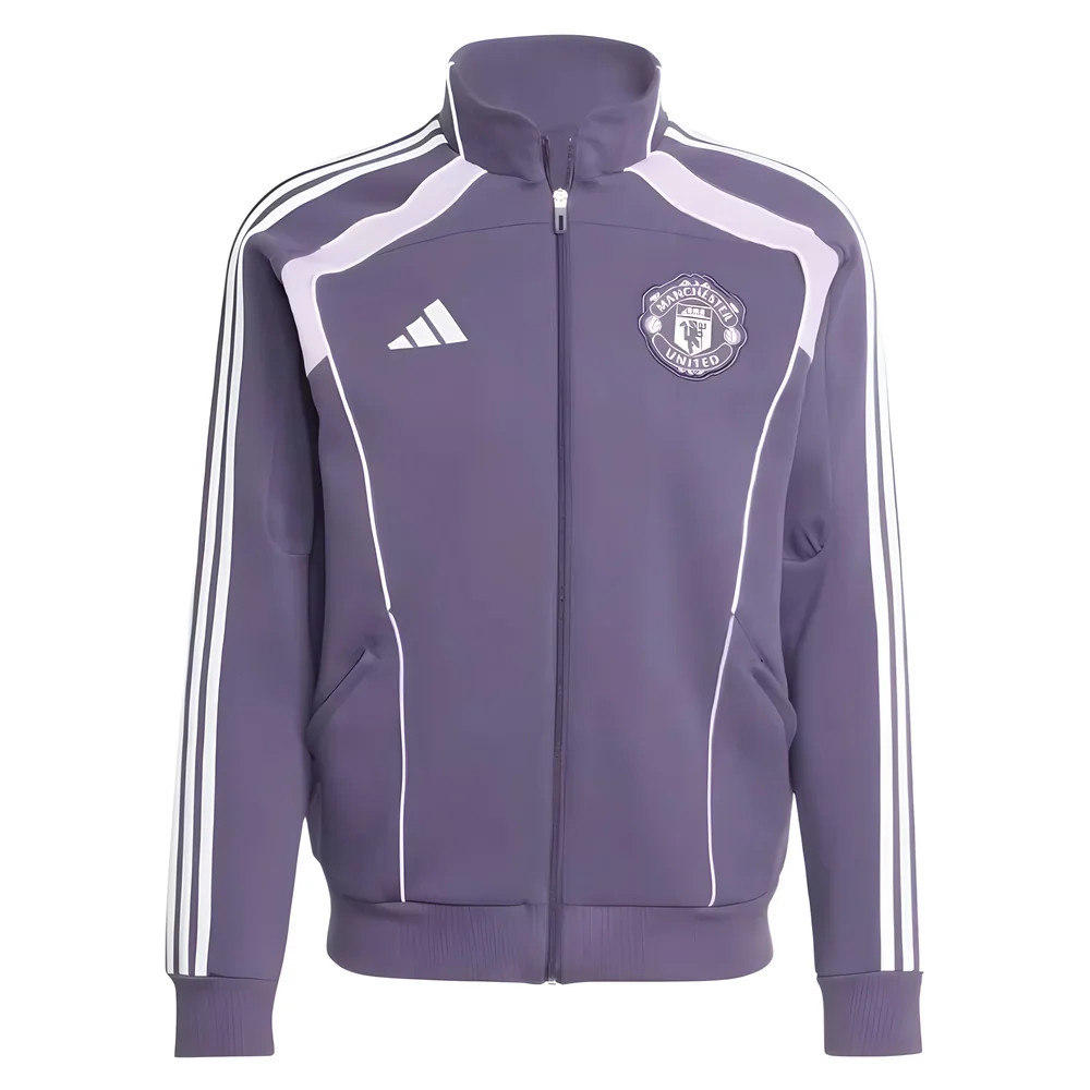 '25-'26 Man Utd Ubp Double Knit Track Top (Trace ) Polyester Manchester United Made By: Adidas Men's Purple Small