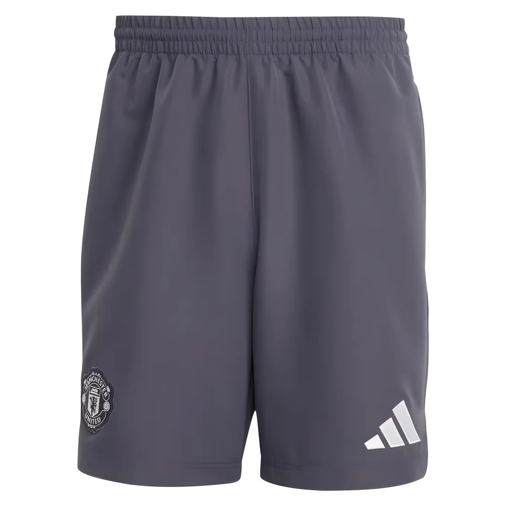 '25-'26 Man Utd Ubp Shorts (Trace Purple) Polyester Manchester United Made By: Adidas Men's Grey Xxl