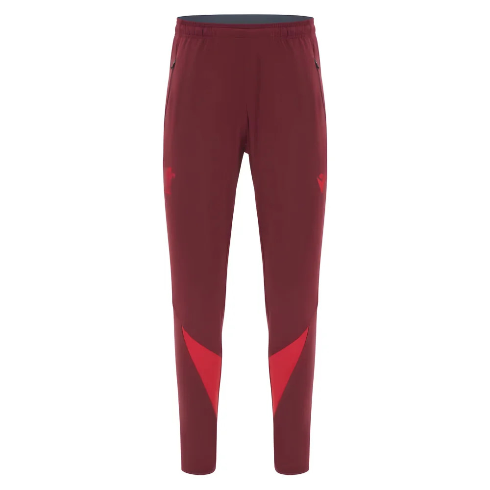 Macron Men's Wales Rugby Tracksuit Bottoms 2025 Red Extra Large - Image 5