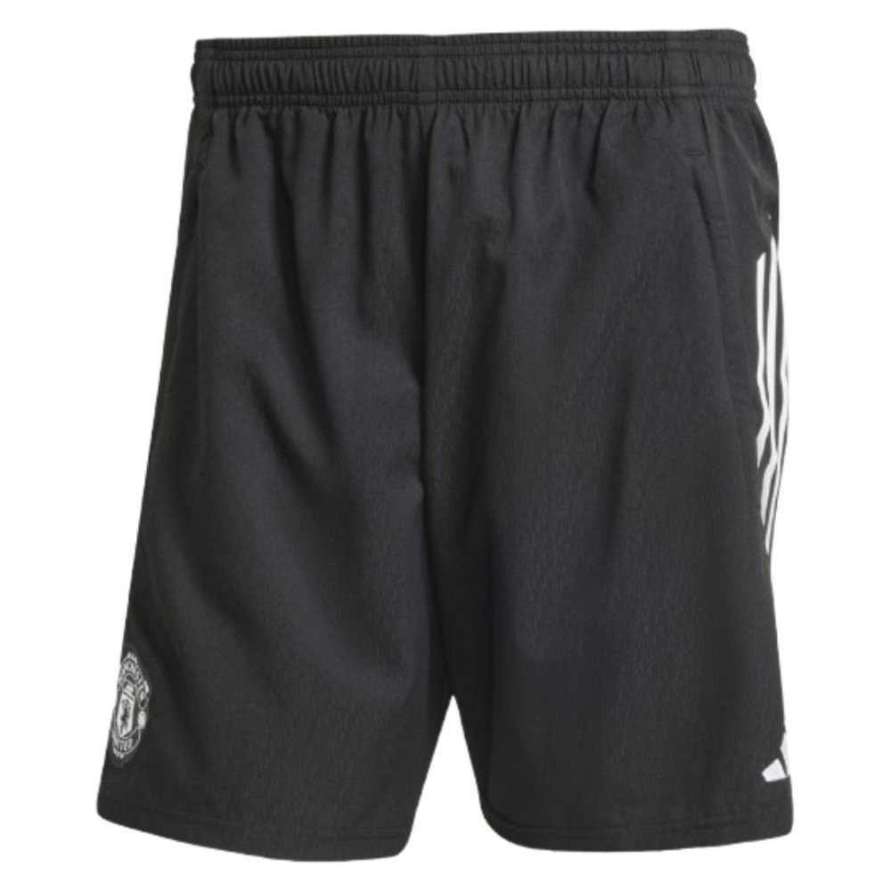 '25-'26 Man Utd Downtime Shorts (Black) Polyester Manchester United Made By: Adidas Men's Black 42 Waist