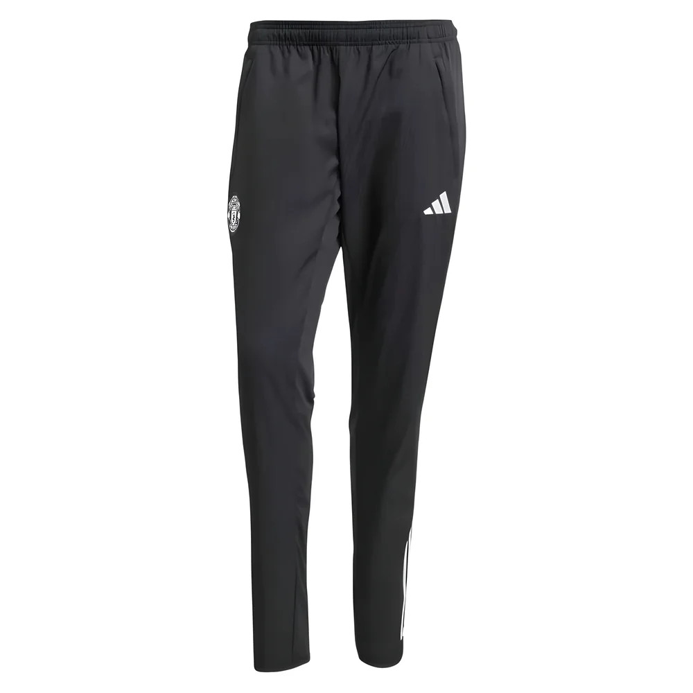 '25-'26 Man Utd Presentation Pants (Black) Polyester Manchester United Made By: Adidas Men's Black Small