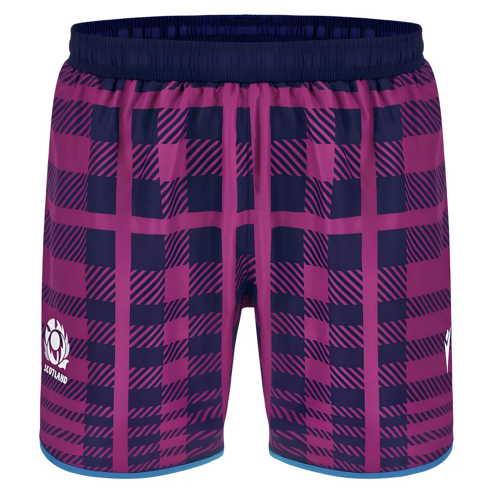 '25-'26 Scotland Rugby Swimming Shorts Polyester Made By: Macron Men's Navy 3XL