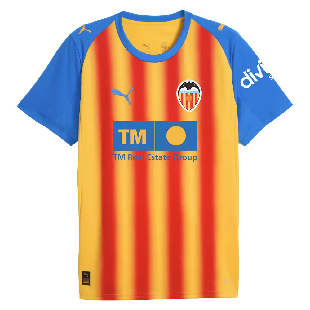'25-'26 Valencia Third Shirt Polyester Made By: Puma Men's Yellow Small