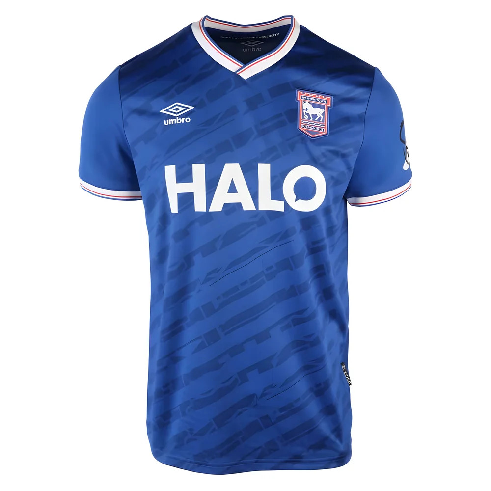 '25-'26 Ipswich Town Home Shirt Polyester Made By: Umbro Men's Blue Xxl