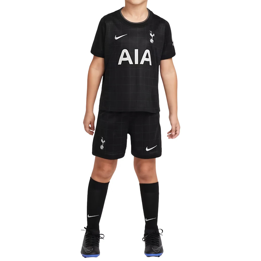 Nike Tottenham Hotspur 25/26 Little Kids Dri-Fit Stadium Away Kit Black - Image 3