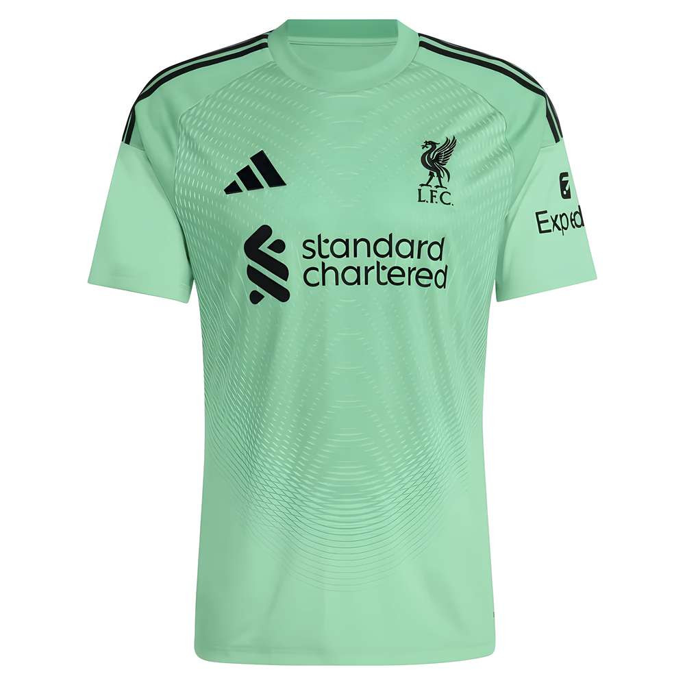 '25-'26 Liverpool Home Goalkeeper Shirt (Glory Mint) Polyester Made By: Adidas Men's Green Xxl