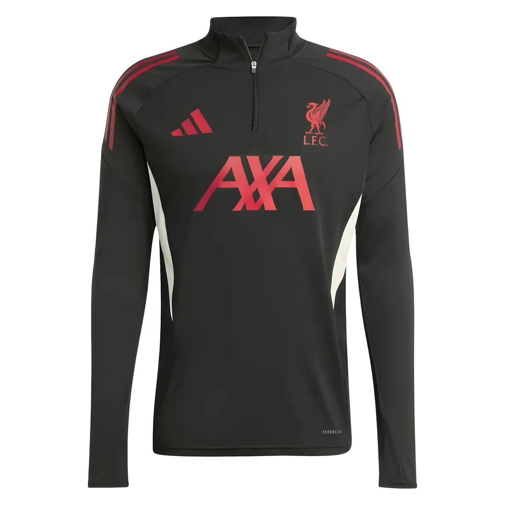 '25-'26 Liverpool Training Top (Black) Polyester Made By: Adidas Men's Black Extra Large