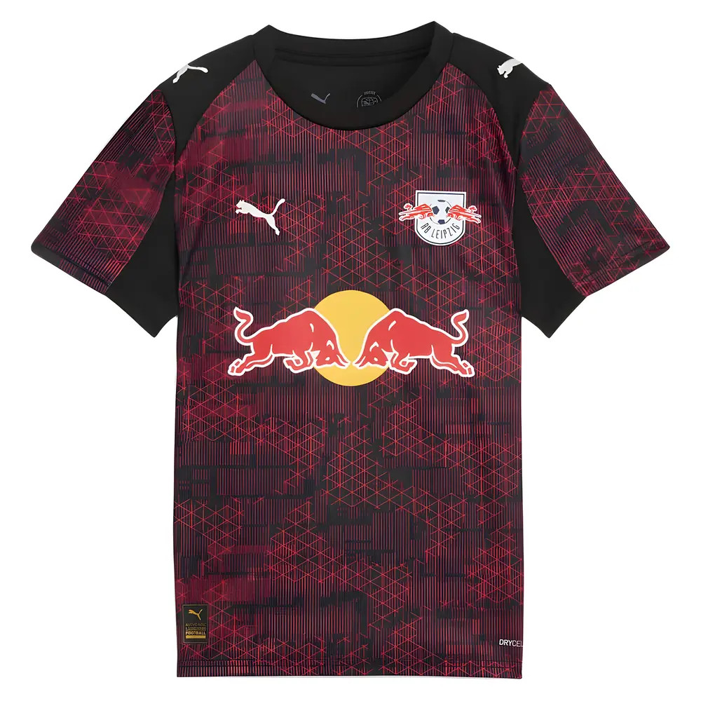 '25-'26 Bull Leipzig Third Shirt (Kids) Polyester Made By: Puma Unisex Kids Red Size 9-10