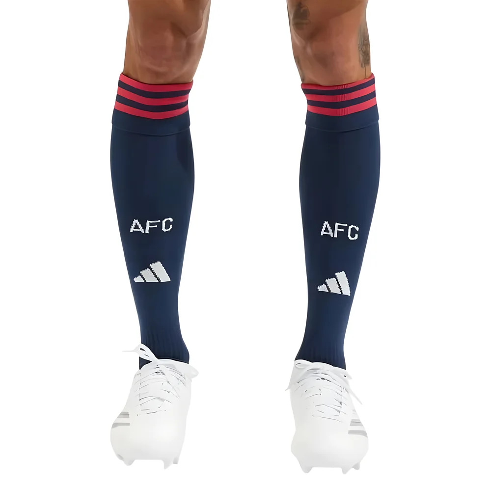 '25-'26 Arsenal Away Socks (Night Indigo) Adults Polyester Made By: Adidas Unisex Navy Extra Large