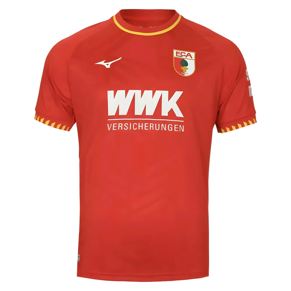 '25-'26 Fc Augsburg Away Shirt Polyester Made By: Mizuno Men's Red Small
