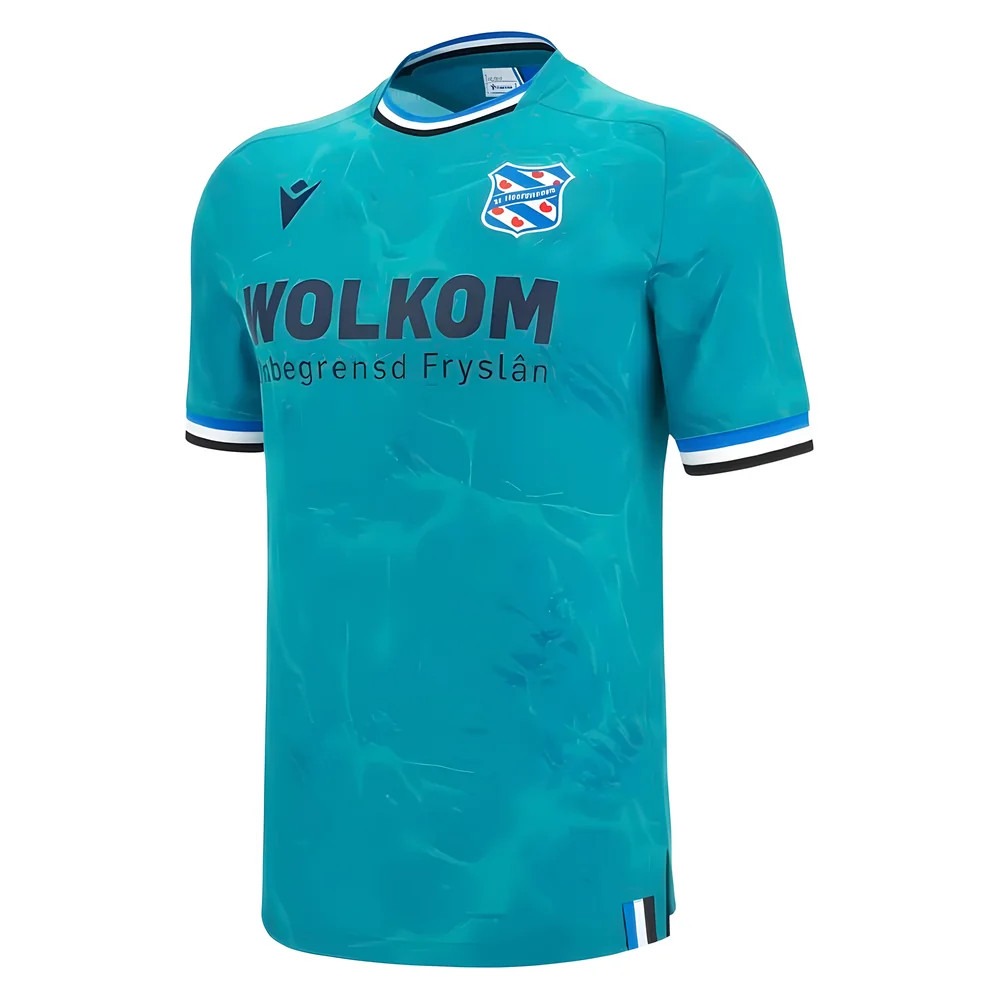 '25-'26 Heerenveen Away Shirt Polyester Heerenven Made By: Macron Men's Blue Medium