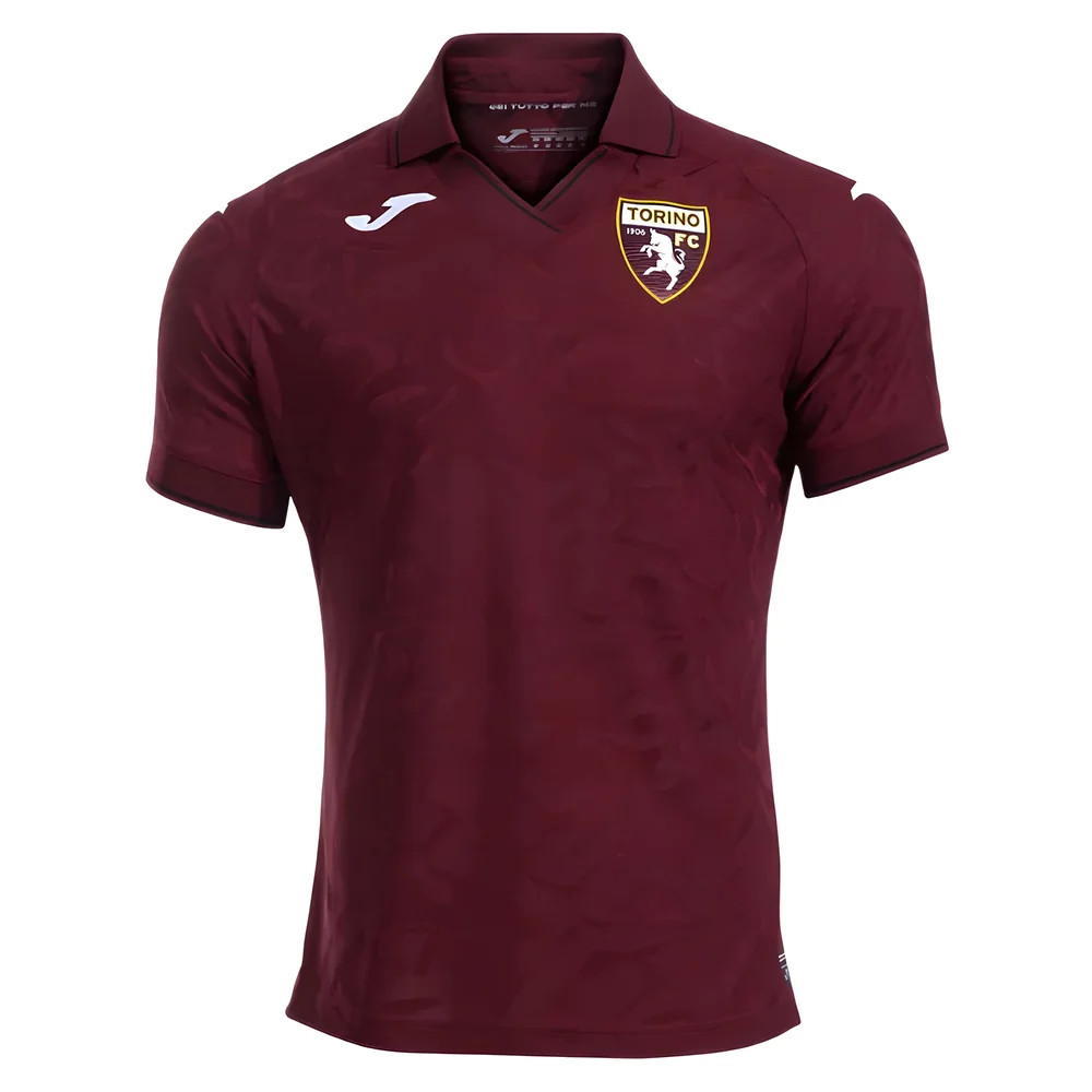 '25-'26 Torino Home Shirt Kids Polyester Made By: Joma Unisex Kids Maroon Small