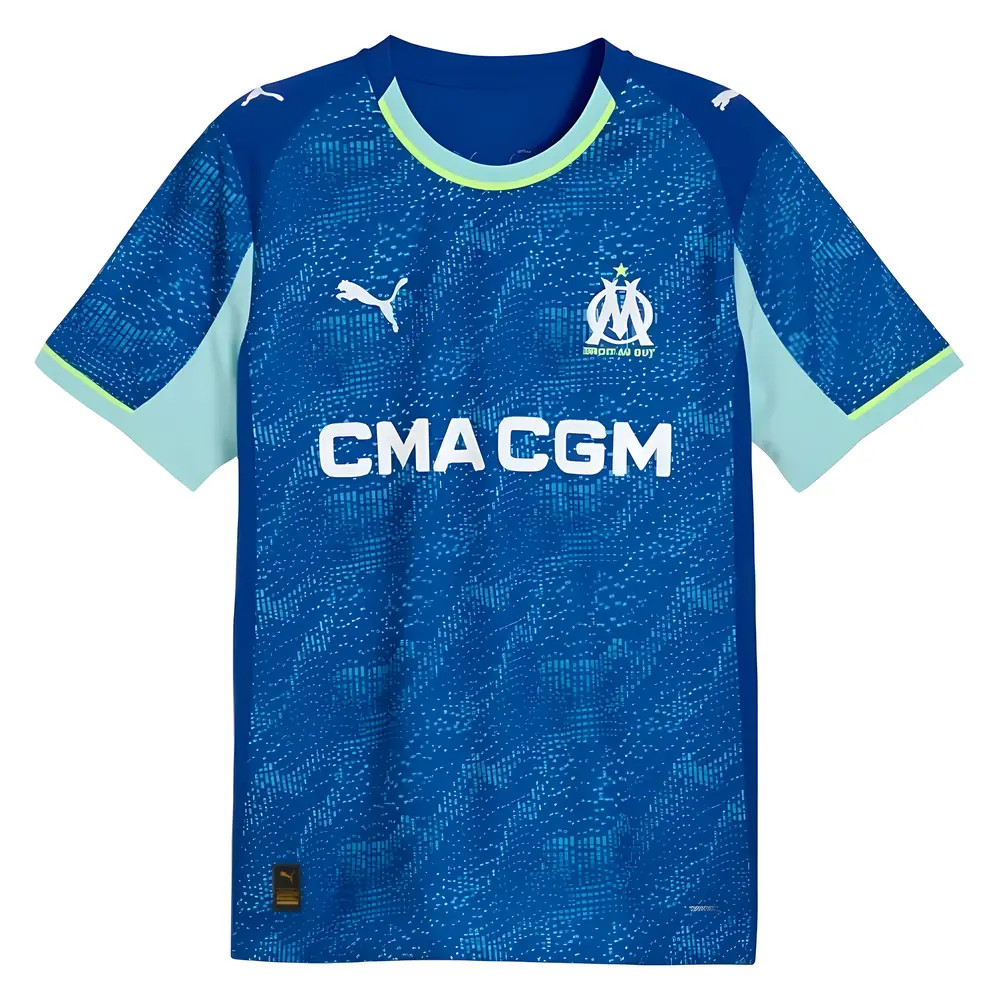 '25-'26 Marseille Third Shirt Polyester Made By: Puma Men's Navy 3XL