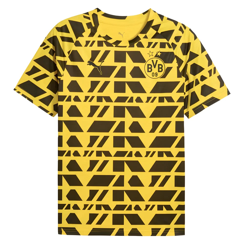 '25-'26 Borussia Dortmund Warm Up Jersey (Yellow) Polyester Made By: Puma Men's Yellow 3XL