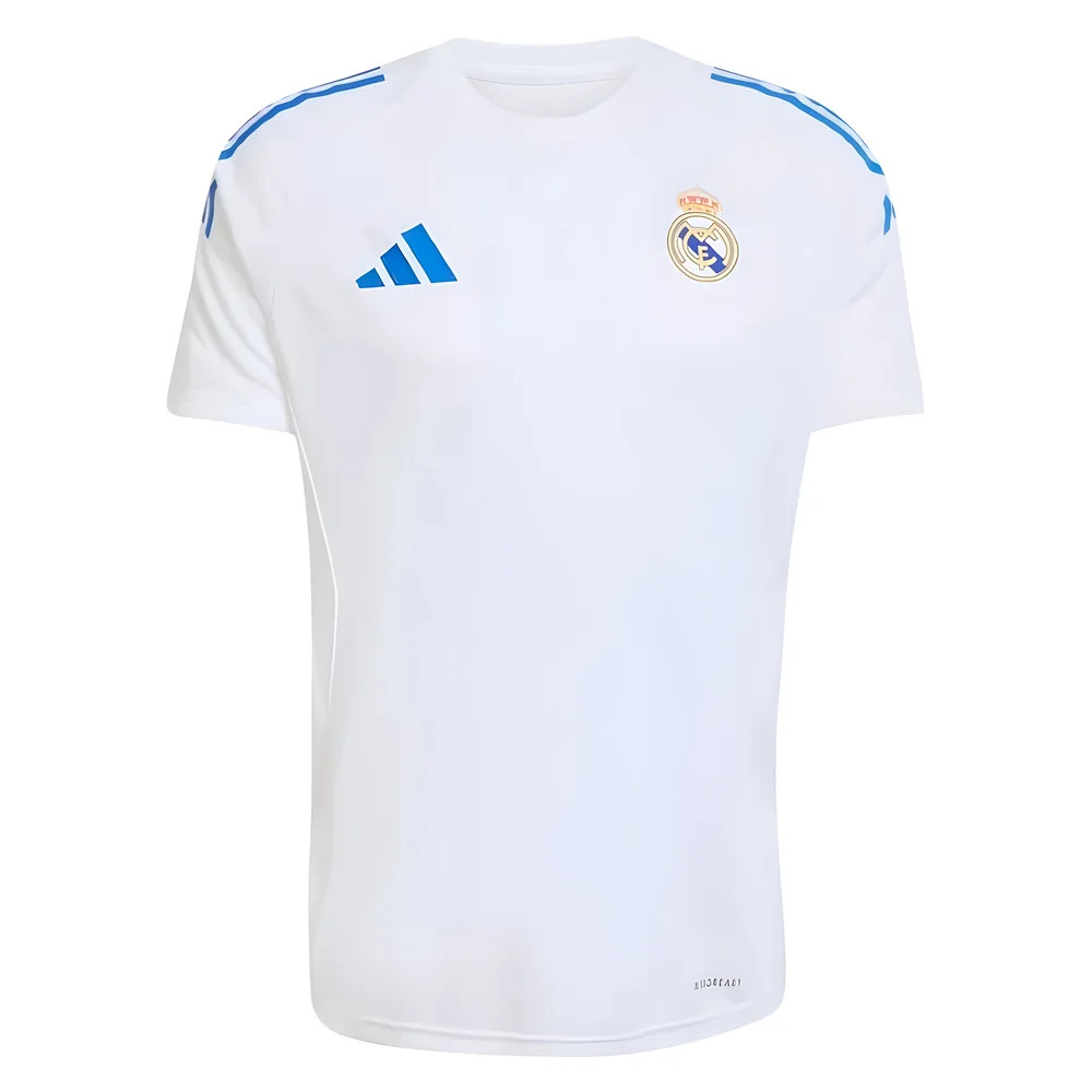 '25-'26 Real Madrid Eu Training Jersey (White) Polyester Made By: Adidas Men's White 3XL