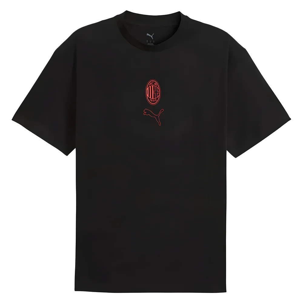 '25-'26 Ac Milan Ftblstatet Cellerator Tee (Black) Polyester Made By: Puma Men's Black Medium
