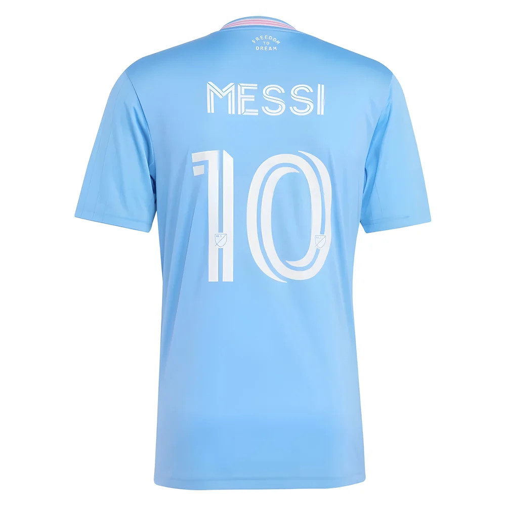 '25-'26 Inter Miami Lionel Messi Third Shirt Polyester Made By: Adidas Men's Blue 3XL