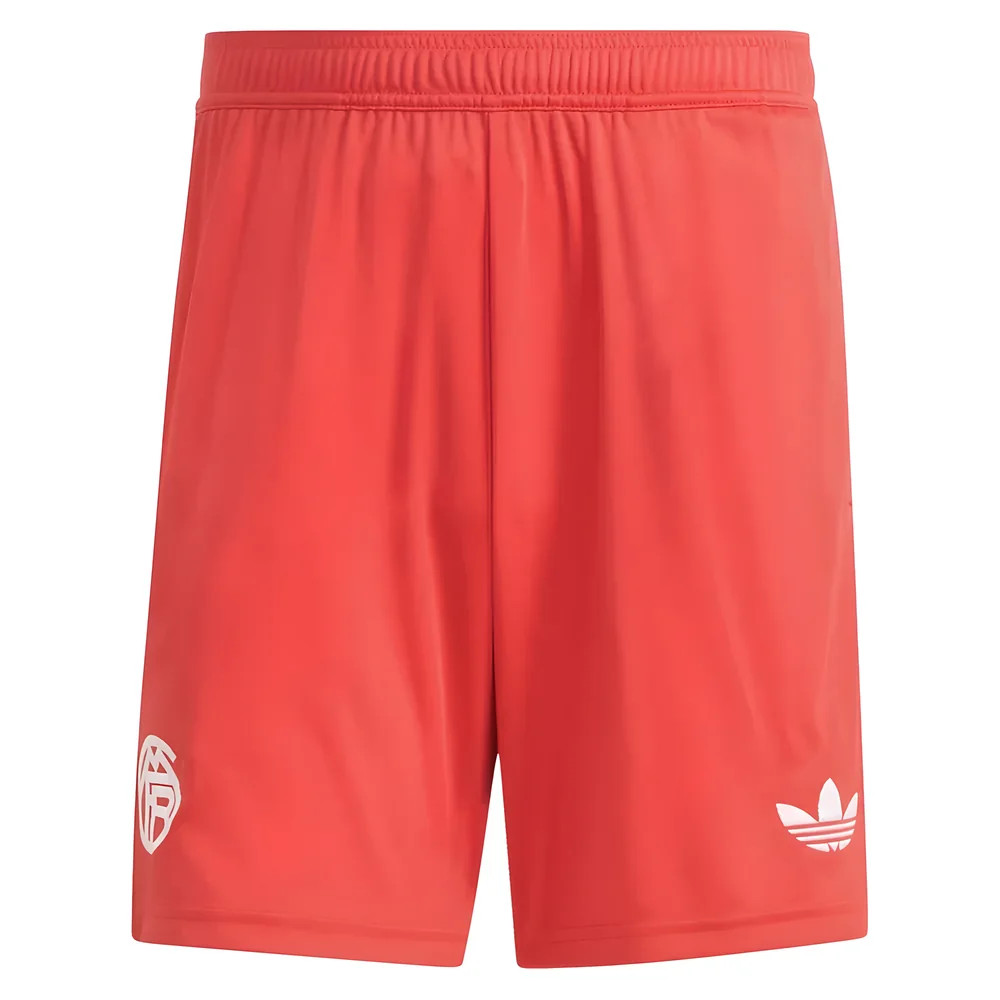 '25-'26 Bayern Munich Third Goalkeeper Shorts (Pure Ruby) Polyester Made By: Adidas Men's Red Medium