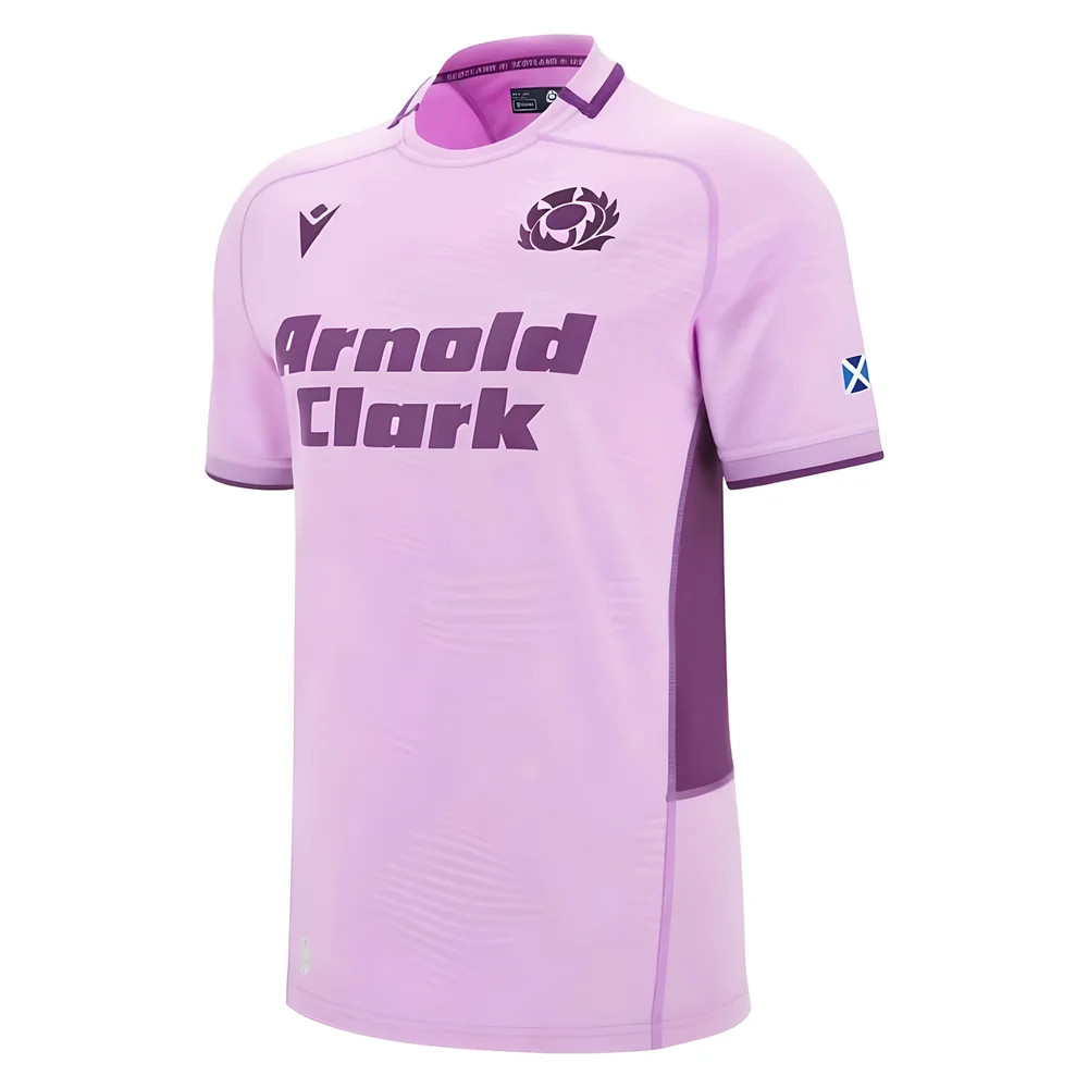 Macron Boys Scotland Rugby World Cup Away Shirt 2025 Juniors - Pink - 13 (XL) - Image 4