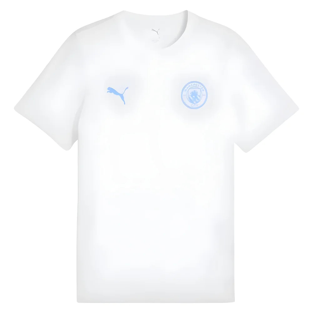'25-'26 Manchester City Ftbless Tee (White) Polyester Made By: Puma Men's White Extra Large