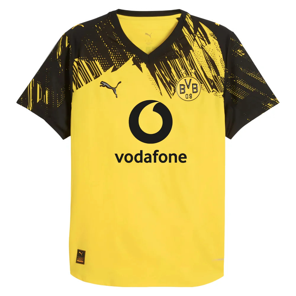 '25-'26 Borussia Dortmund Authentic Home Shirt Polyester Made By: Puma Men's Yellow Xxl