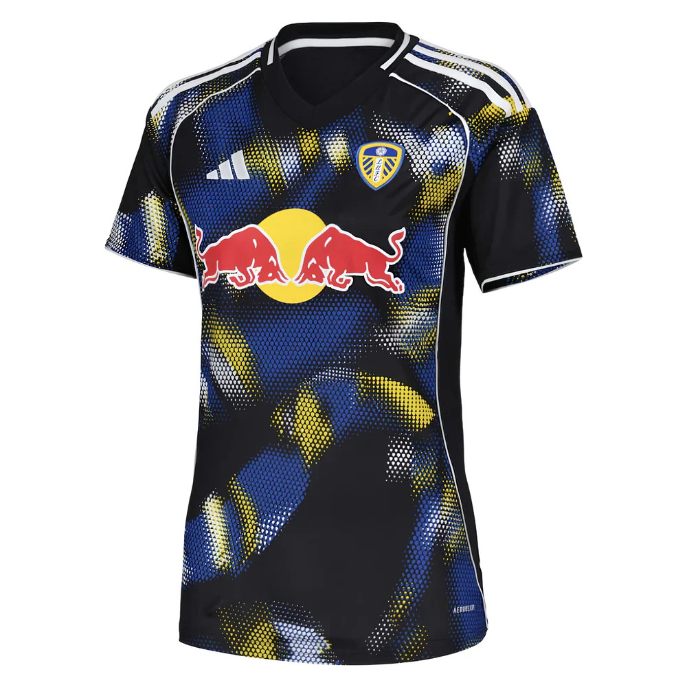 '25-'26 Leeds United Third Shirt () Polyester Made By: Adidas Women's Black Small