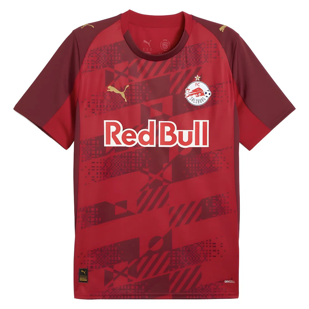 '25-'26 Bull Salzburg Third Shirt Polyester Made By: Puma Men's Red Large