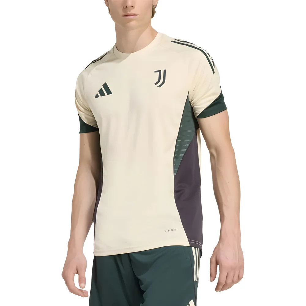 '25-'26 Juventus Eu Training Jersey (Ecru Tint) Polyester Made By: Adidas Men's White 3XL