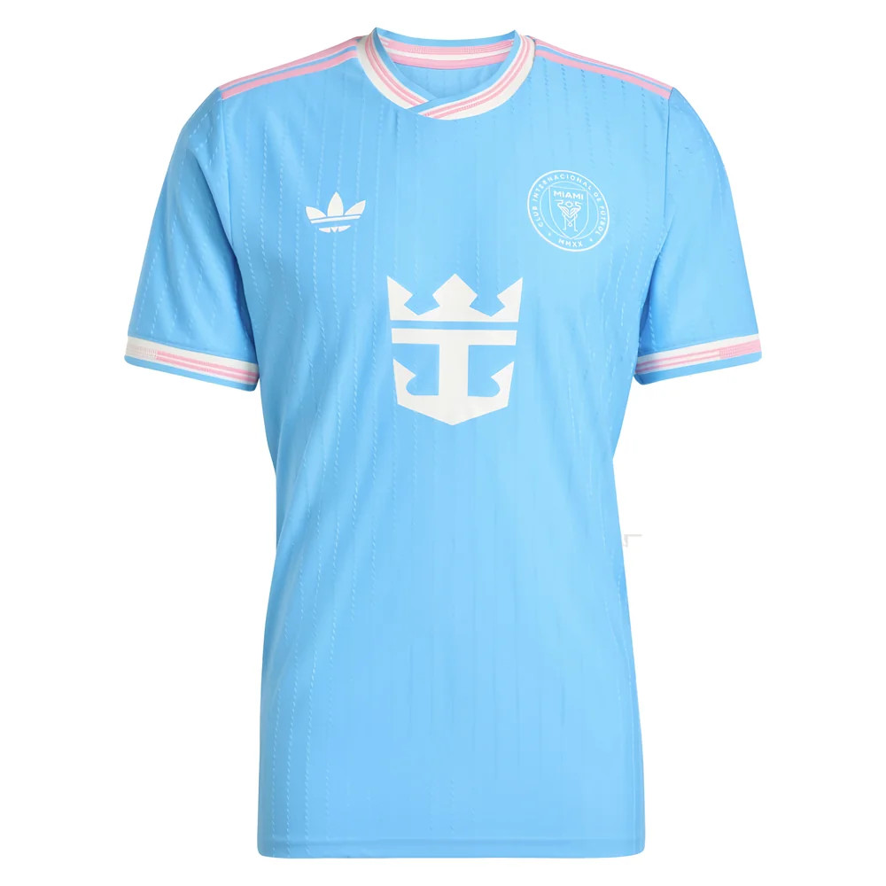 '25-'26 Inter Miami Authentic Third Shirt Polyester Made By: Adidas Men's Blue Large