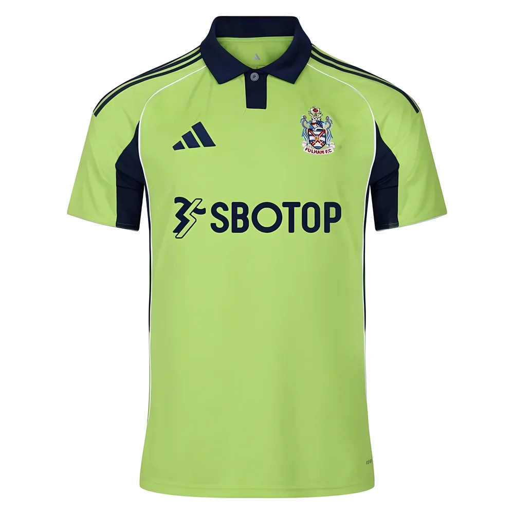 '25-'26 Fulham Away Shirt Polyester Made By: Adidas Men's Green Small