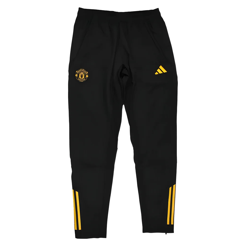 '25-'26 Man Utd Eu Presentation Pants (Black) Polyester Manchester United Made By: Adidas Men's Black Extra Large