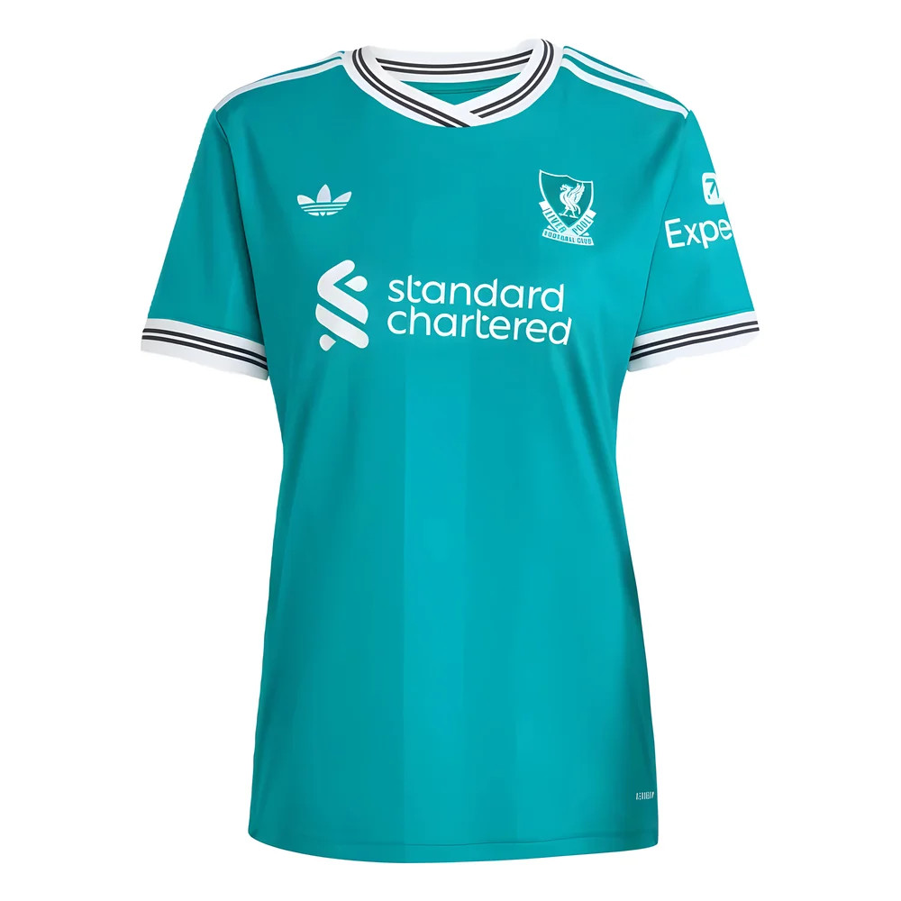 '25-'26 Liverpool Third Shirt () Polyester Made By: Adidas Women's Green Medium