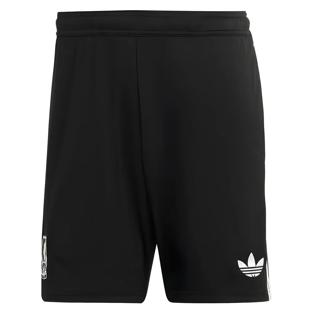 '25-'26 Liverpool Third Goalkeeper Shorts (Black) Polyester Made By: Adidas Men's Black 42 Waist