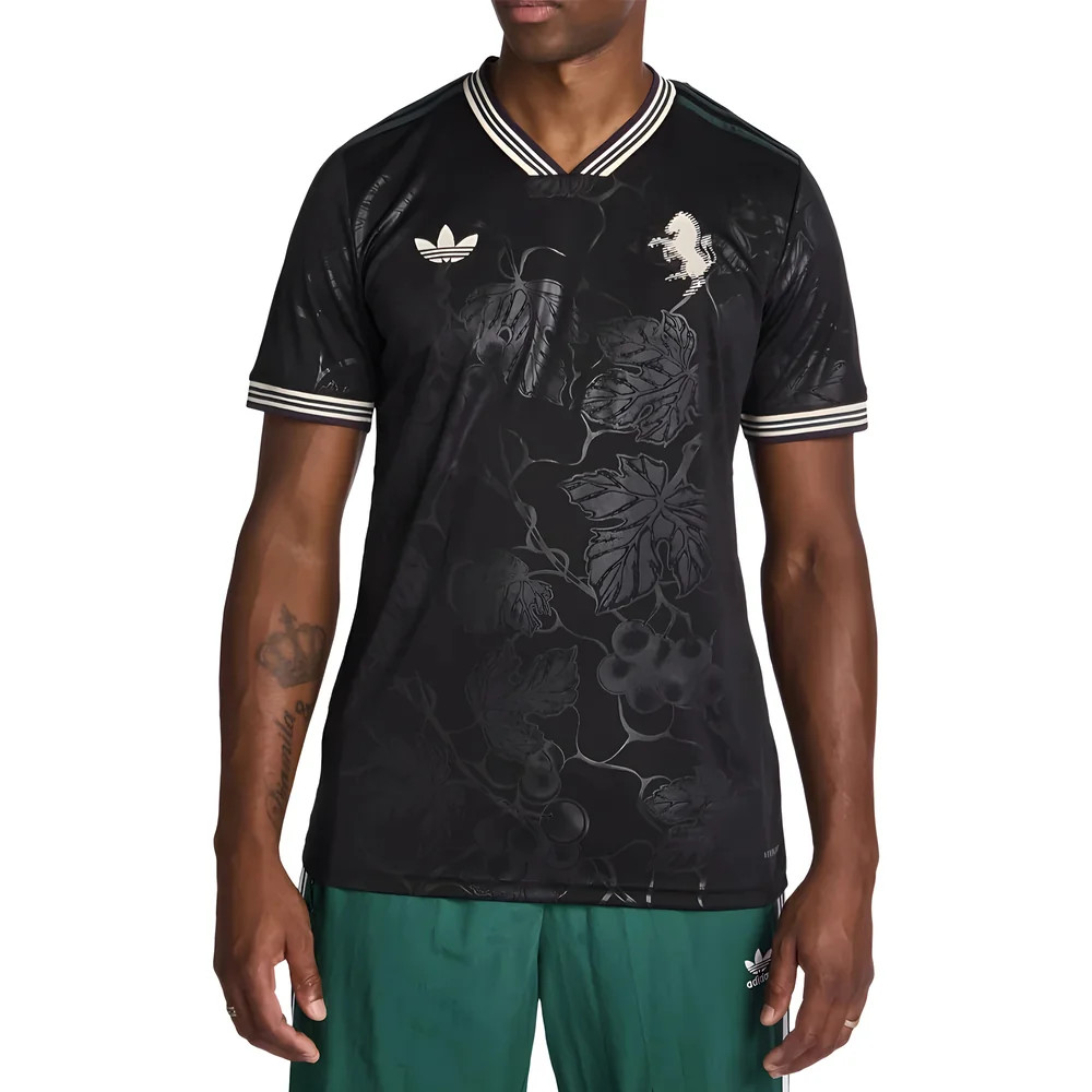 '25-'26 Juventus Third Shirt Polyester Made By: Adidas Men's Black Medium