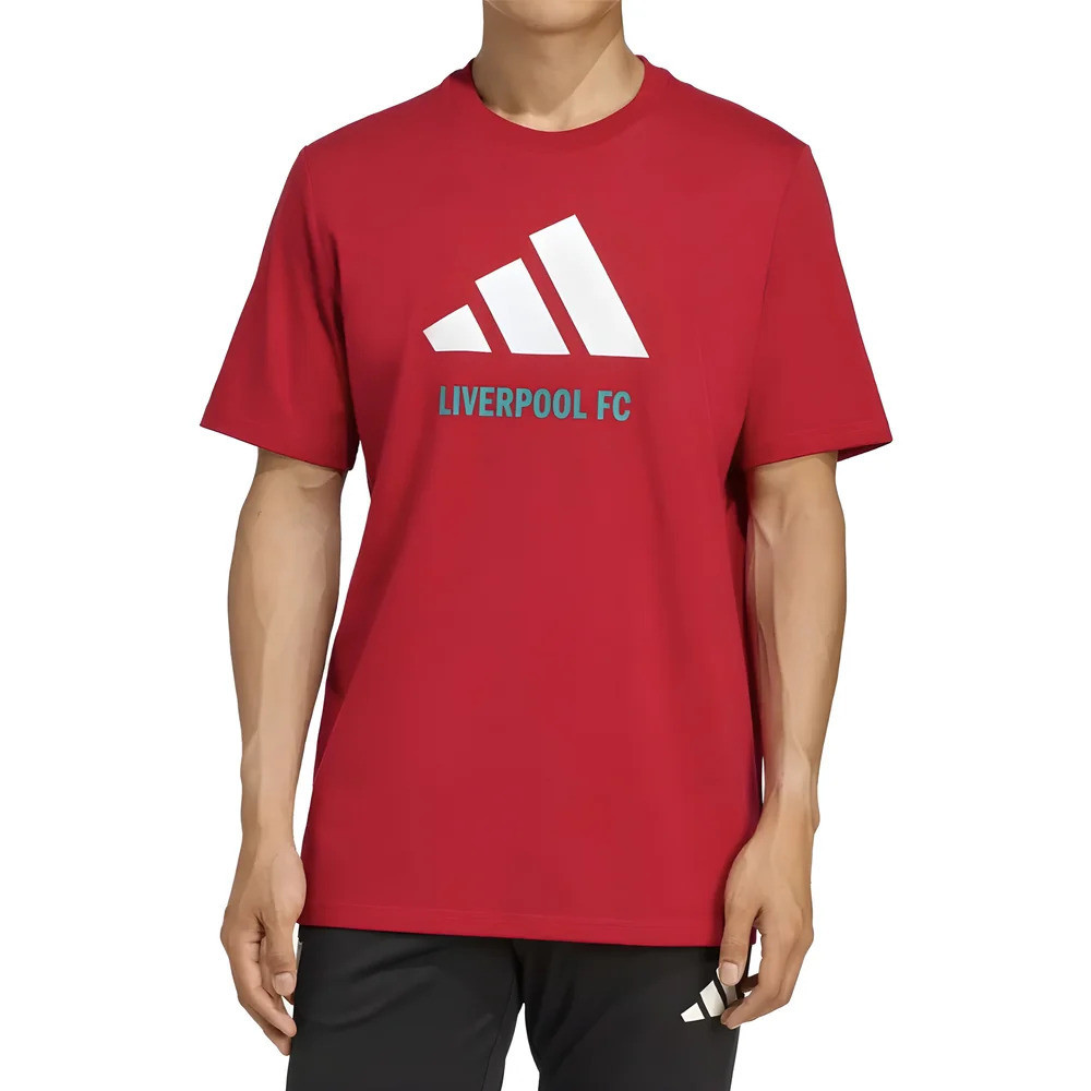 '25-'26 Liverpool Seasonal Graphic Tee (Red) Polyester Made By: Adidas Men's Red 3XL