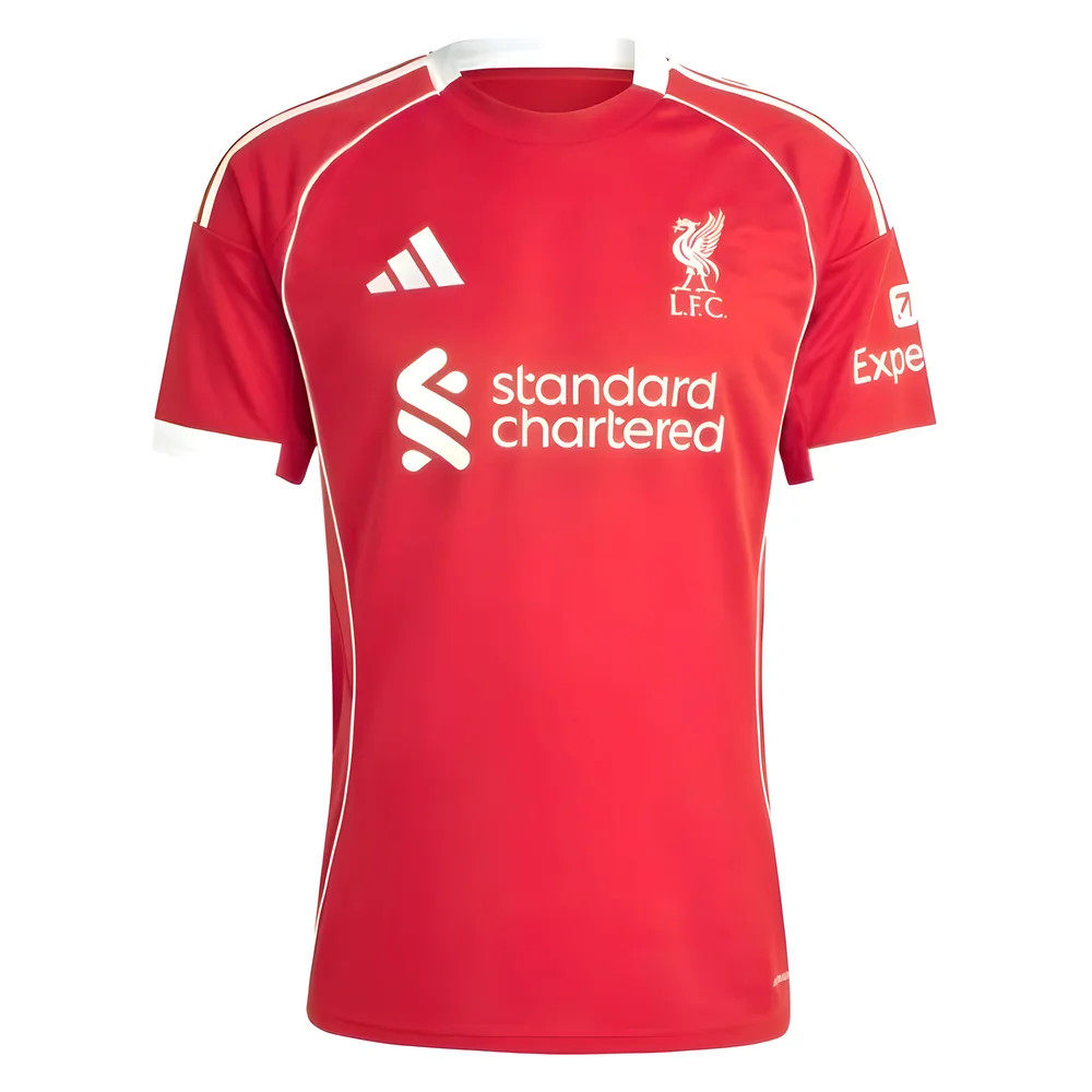 '25-'26 Liverpool Home Shirt Polyester Made By: Adidas Men's Red 3XL