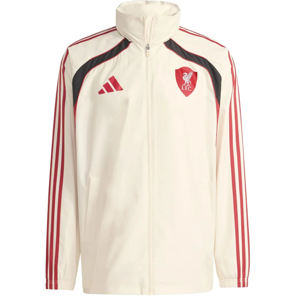 '25-'26 Liverpool Urban Purist Windbreaker (White) Polyester Made By: Adidas Men's White Extra Large