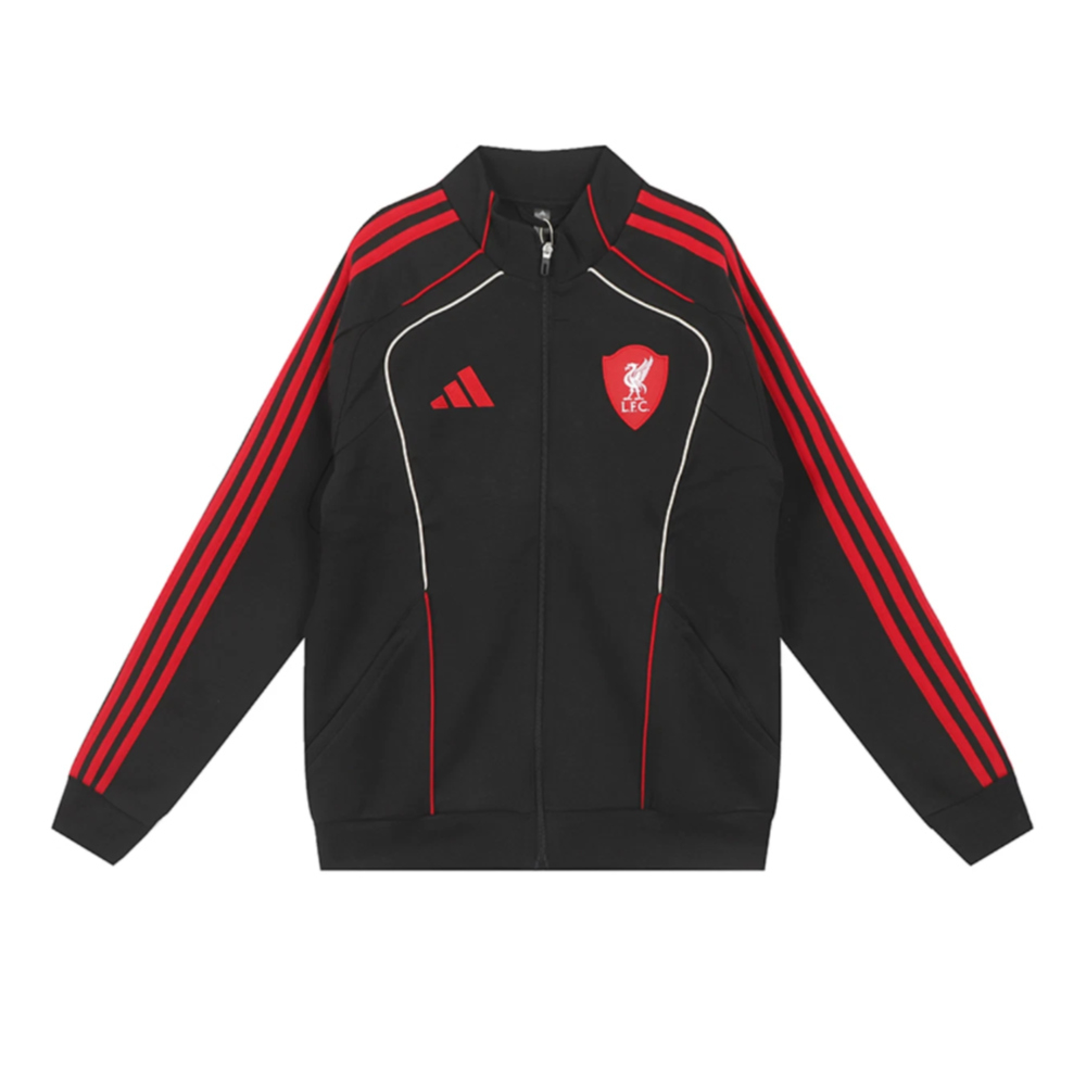 '25-'26 Liverpool Urban Purist Anthem Top (Black) Polyester Made By: Adidas Men's Black Extra Large