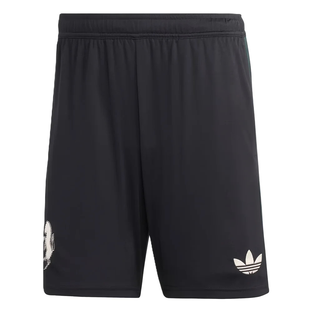 '25-'26 Juventus Third Shorts (Black) Polyester Made By: Adidas Men's Black Medium