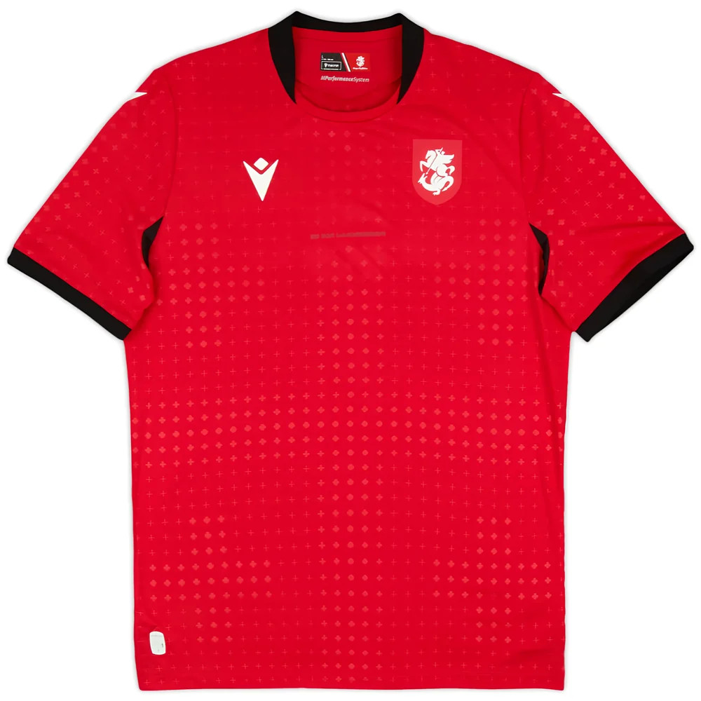 '25-'26 Georgia Third Shirt Polyester Made By: Macron Men's Red 3XL