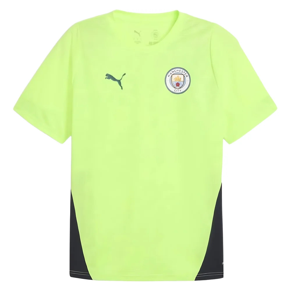 '25-'26 Man City Training Jersey (Fizzy Apple) Polyester Manchester City Made By: Puma Men's Yellow 3XL