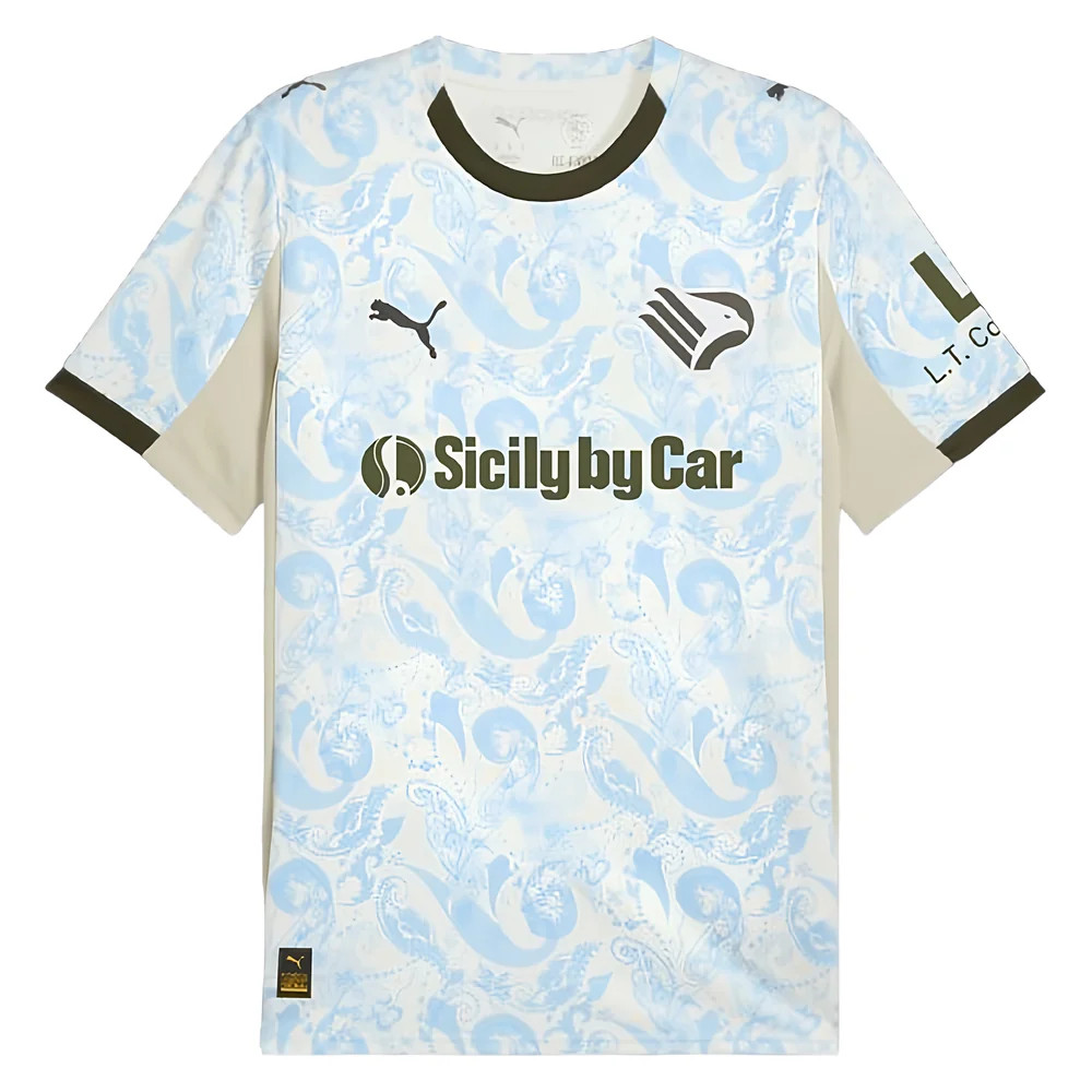 '25-'26 Palermo Third Shirt Polyester Made By: Puma Men's White Small