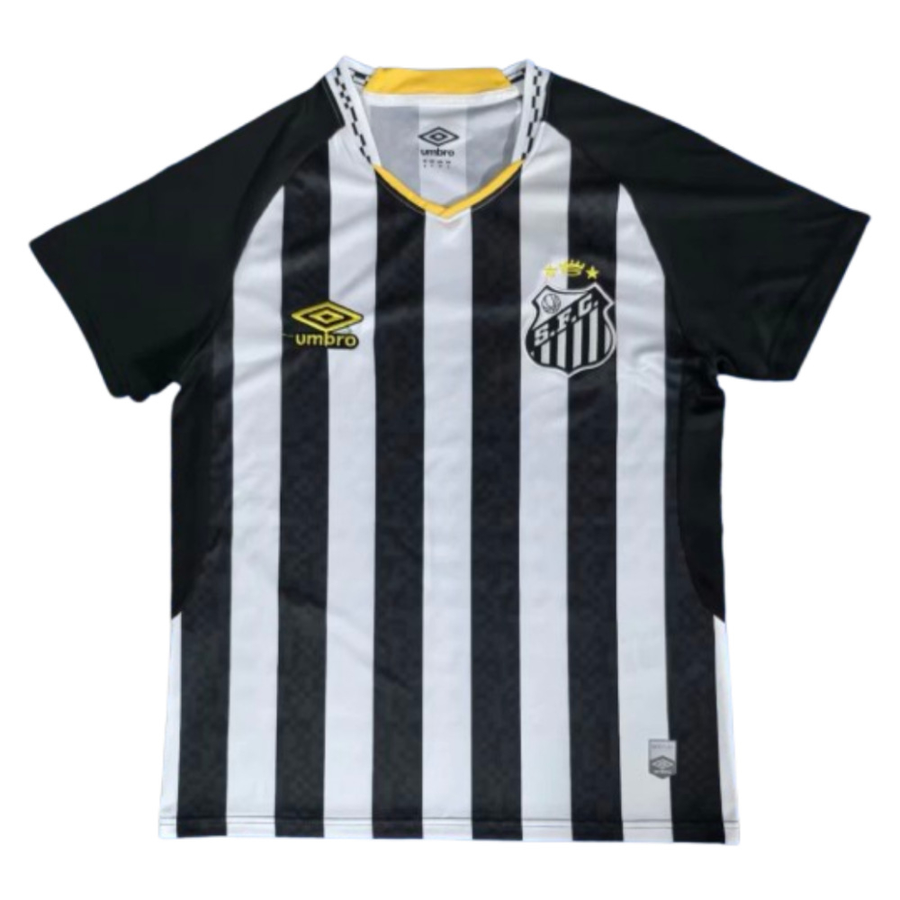 '25-'26 Santos Away Shirt Polyester Made By: Umbro Men's Black Medium