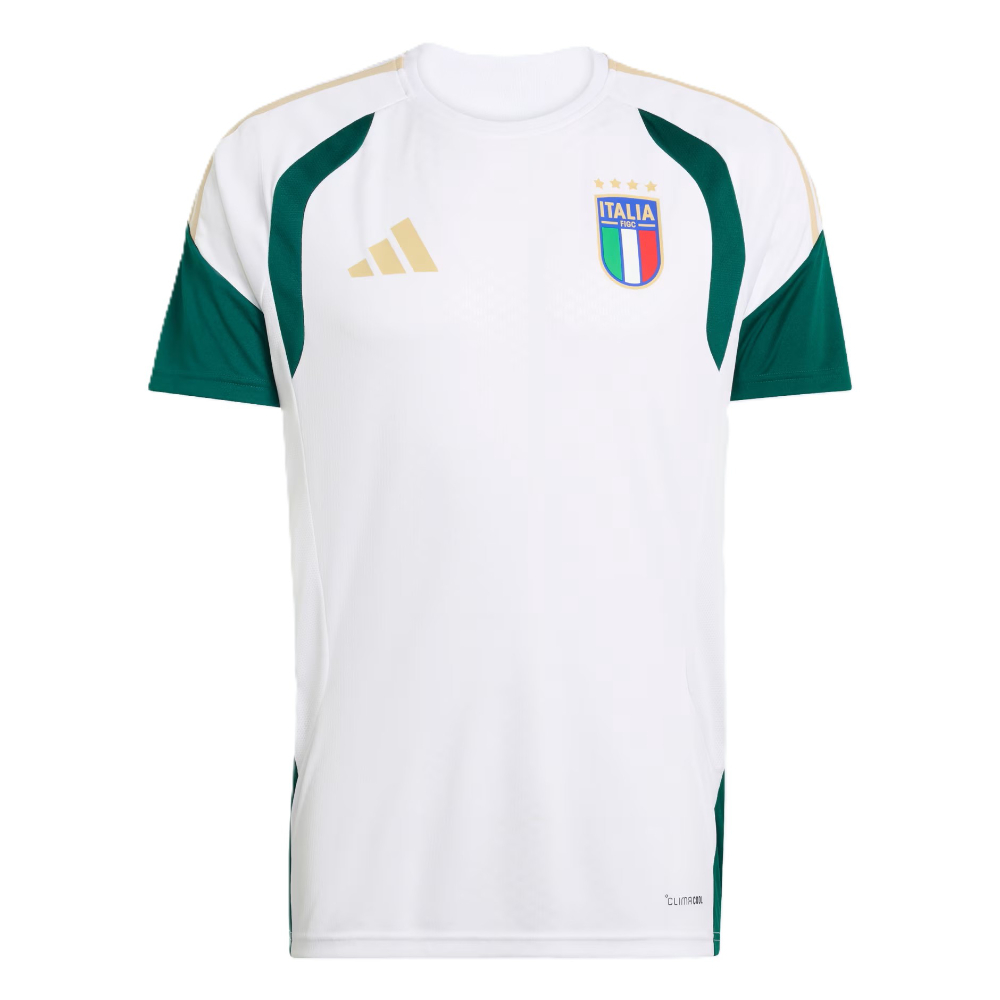 '26-'27 Italy Training Jersey (White) Polyester Made By: Adidas Men's White Medium